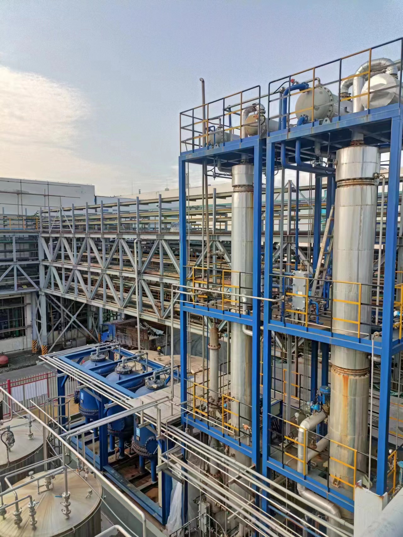 KLORO120 Oil Removal Skid Assembly Complete Equipment Project of Zhejiang New Materials Co., Ltd