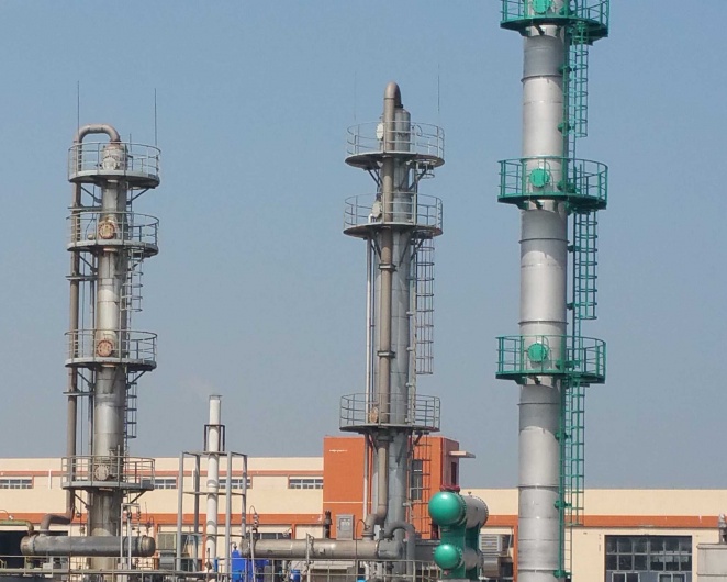 Stripping-distillation deammoniation tower