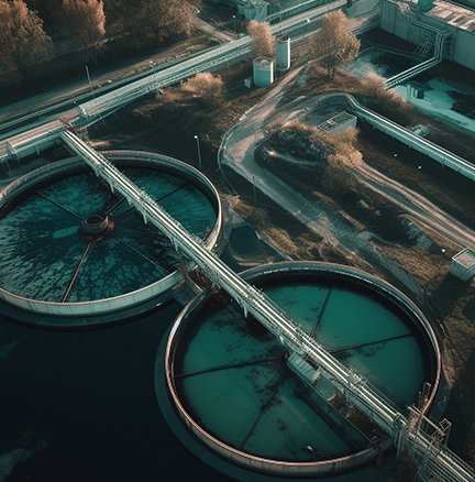 Standard treatment of wastewater volume